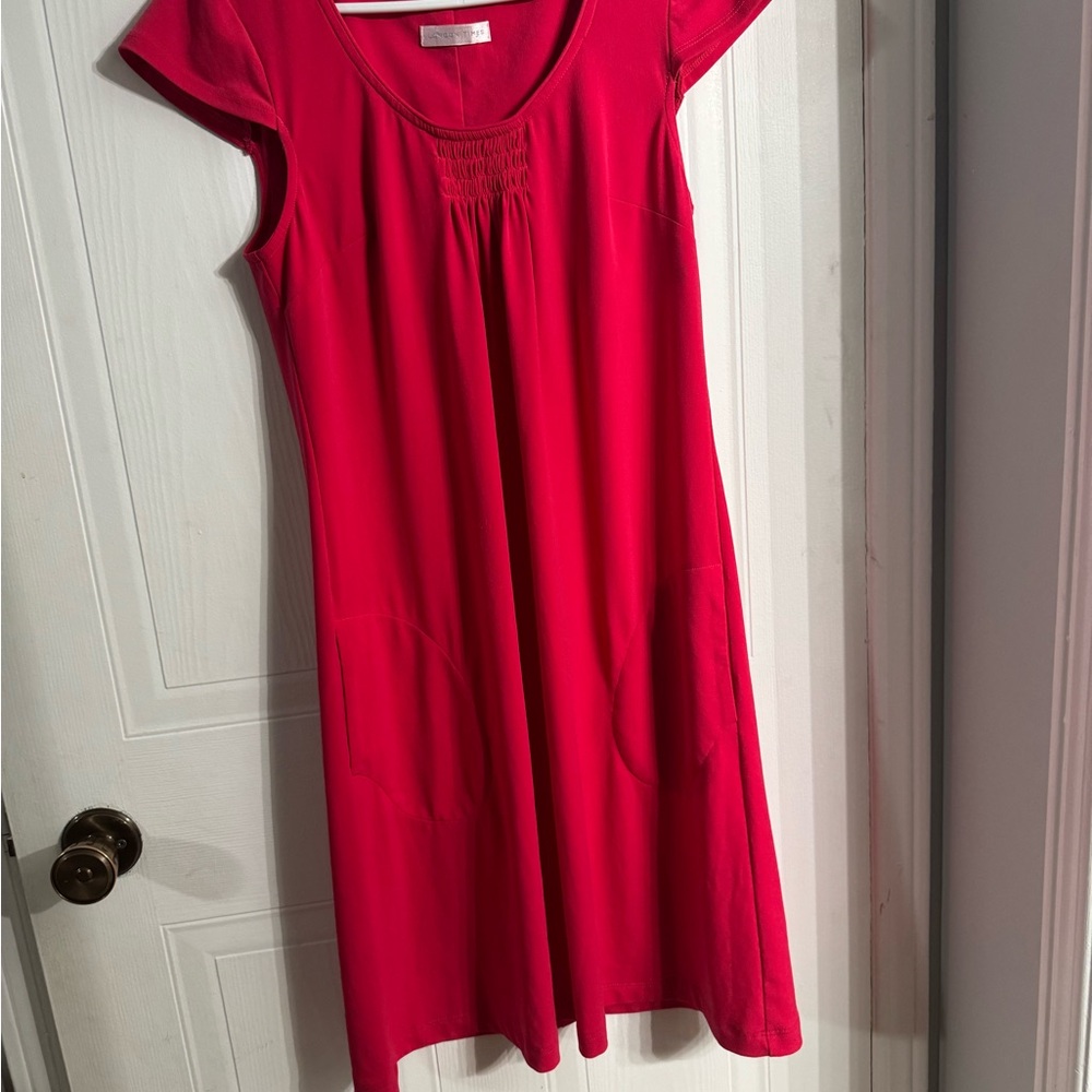 Elegant Red Women's Dress